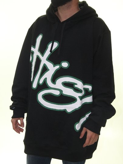 Moletom Masculino High Signature Manga Longa com Capuz - Preto