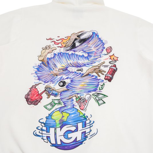 Moletom Masculino High Tornado - Branco
