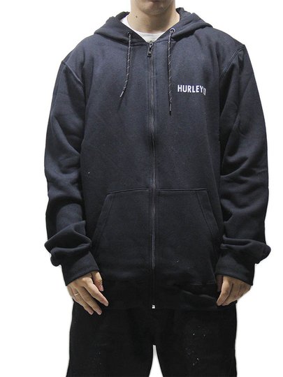 Moletom Masculino Hurley Aberto Square - Preto