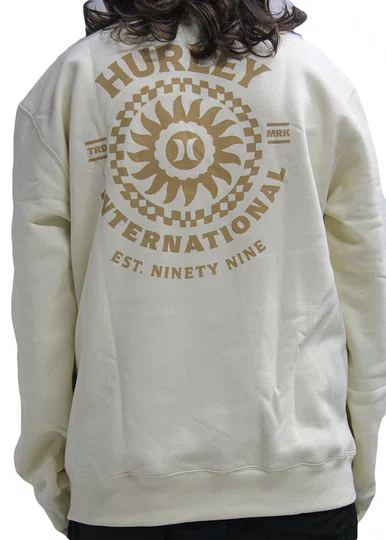 Moletom Masculino Hurley Empire - Off White