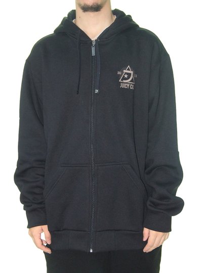 Moletom Masculino Juicy Zip Big Subconcious - Preto
