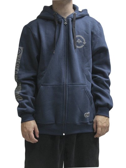 Moletom Masculino LRG Aberto Unfocus Cycle - Marinho