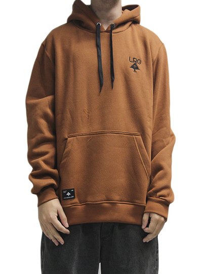 Moletom Masculino LRG Logo Plus - Marrom