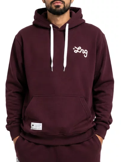 Moletom Masculino Lrg Western Script - Vinho