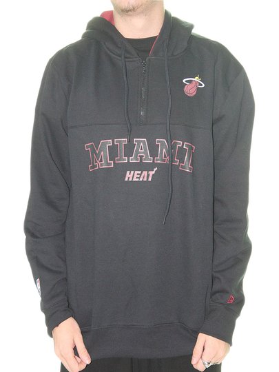 Moletom Masculino New Era Back To School Miami Heat NBA - Preto