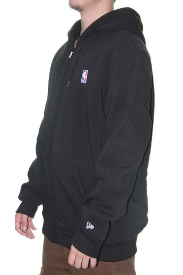 Moletom Masculino New Era NBA Manga Curta Estampada - Preto