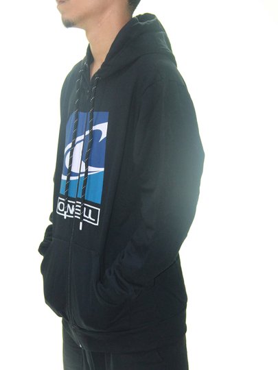Moletom Masculino Oneill Aberto Logo - Preto