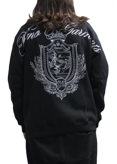 Moletom Masculino Plano C Crewnwck Celestial - Preto