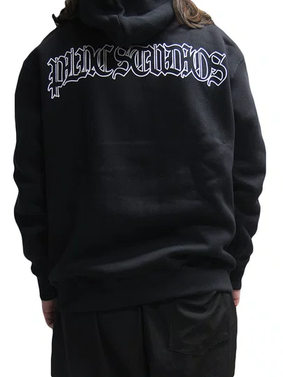 Moletom Masculino Plano C Outline - Preto