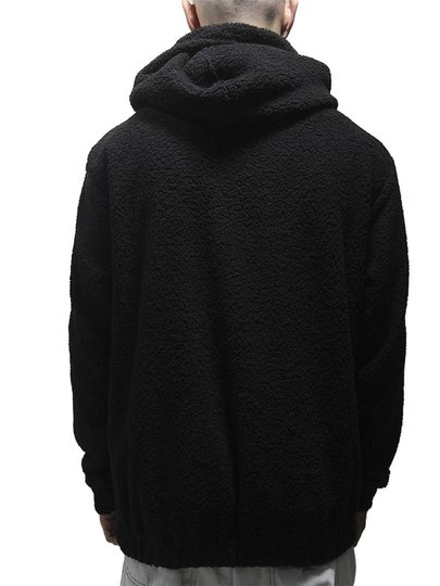 Moletom Masculino Plano C Pele Carneirinho - Preto