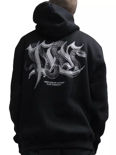 Moletom Masculino Plano C Serpent - Preto