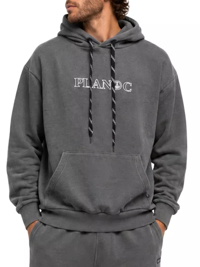 Moletom Masculino Plano C Stone - Cinza
