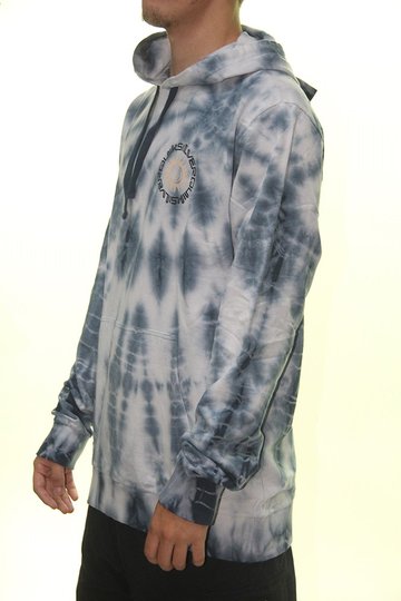 Moletom Masculino Quiksilver Mystic Manga Longa com Capuz - Tie Dye/Azul