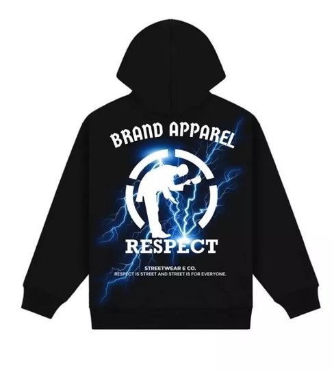 Moletom Masculino Respect Thunder - Preto