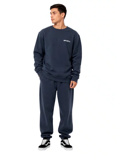 Moletom Masculino Rip Curl Brand Logo Crew - Marinho