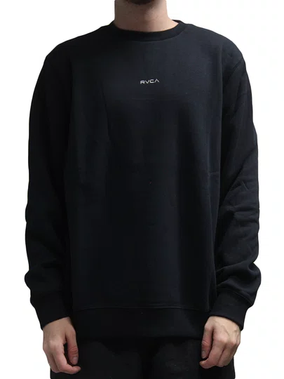 Moletom Masculino Rvca Care Campus Blend - Preto