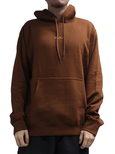 Moletom Masculino Rvca Fech Tonnaly 270G - Marrom