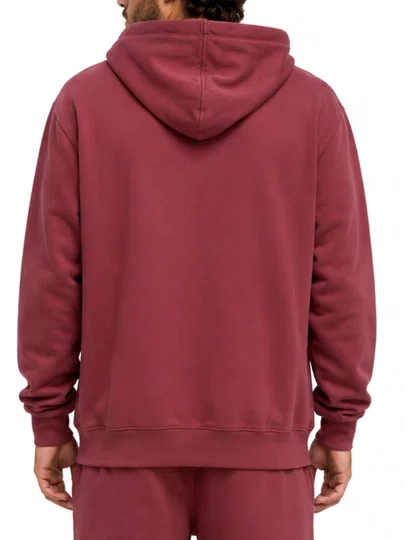 Moletom Masculino RVCA X Baker Manga Longa Estampado com Capuz - Vermelho