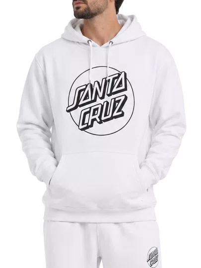 Moletom Masculino Santa Cruz Opus Dot - Branco