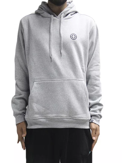 Moletom Masculino Session Loguinho SKT - Cinza/Mescla