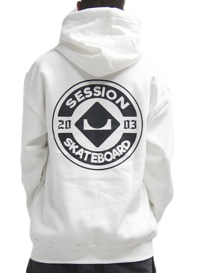 Moletom Masculino Session Skateboard - Branco