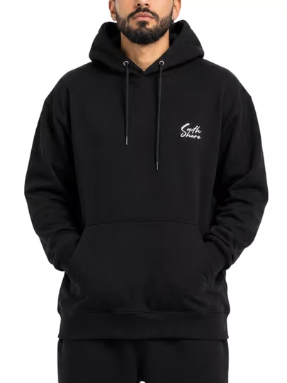 Moletom Masculino South Shore Box Cursive - Preto