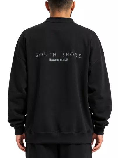Moletom Masculino South Shore Over Cleans - Preto