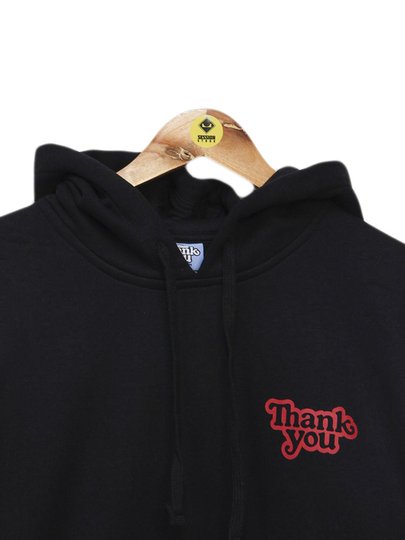 Moletom Masculino Thank You Logo - Preto