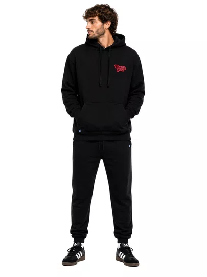 Moletom Masculino Thank You Logo - Preto