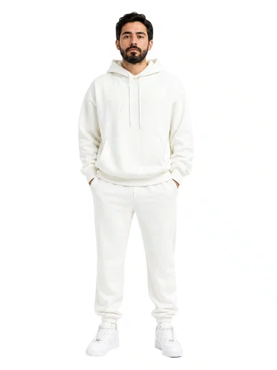 Moletom Masculino Vans Classic Script Pull Over - Off White