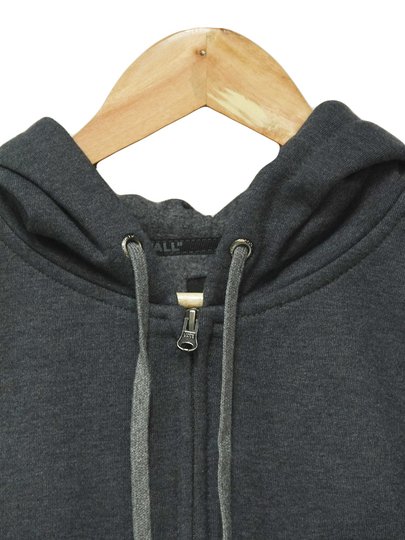 Moletom Masculino Vans Core Basic Zip - Chumbo Mesclado