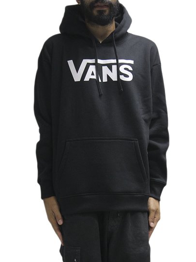 Moletom Masculino Vans Flying V Over - Preto