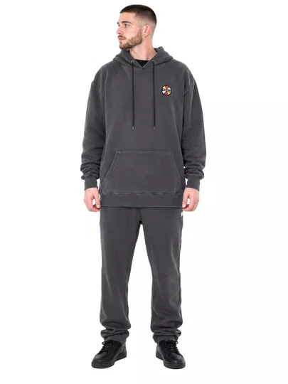 Moletom Masculino Vissla Solid Sets com Capuz - Chumbo