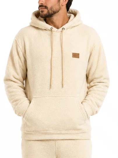 Moletom Masculino VLCS Urso - Bege
