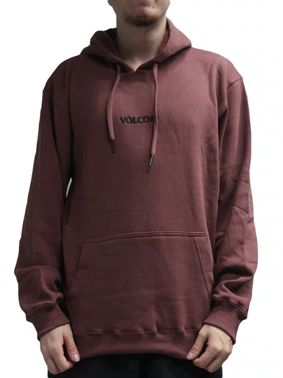 Moletom Masculino Volcom Signature - Bordo
