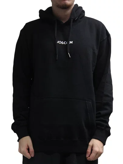Moletom Masculino Volcom Signature - Preto