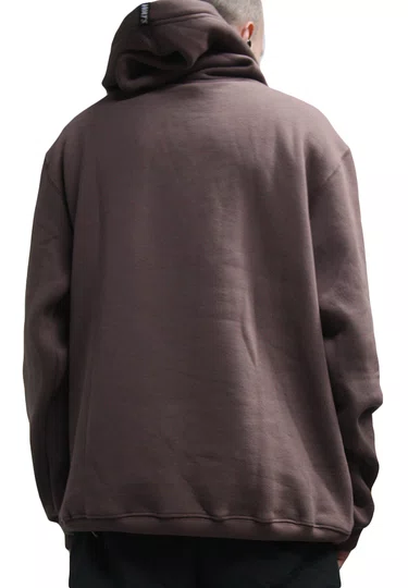 Moletom Masculino Wats Logo Botom - Marrom