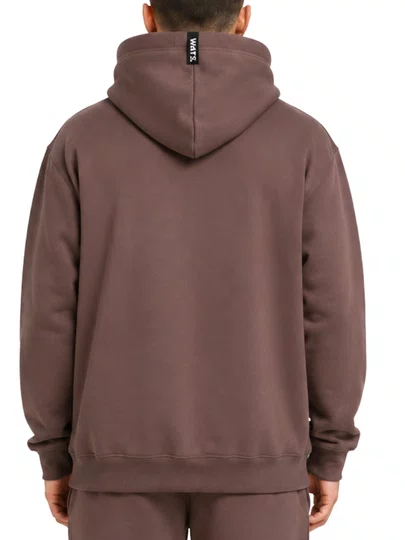 Moletom Masculino Wats Logo Botom - Marrom