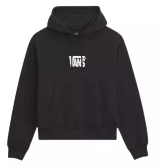 Moletom Masculino Vans Strech Logo - Preto