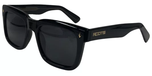 Óculos de Sol Roots Ocean Rots Black Lenses - Preto Brilho