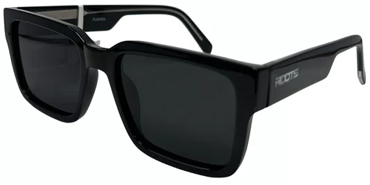 Óculos de Sol Roots Prime Shades Black Lenses – Preto Brilho