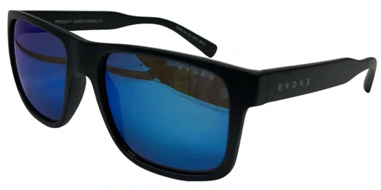 Óculos Evoke For You DS12BR12 Blue Shine lenses - Black Matte