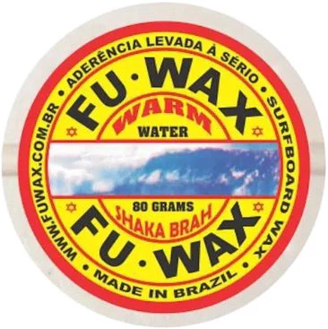 Parafina Fu-Wax para Água Quente (Warm) Exelente Grip - Amarela