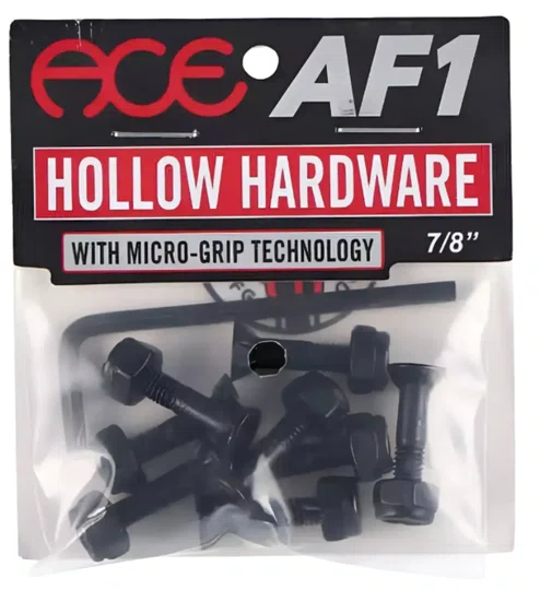 Parafuso Ace Hollow Bolts 7/8 - Preto