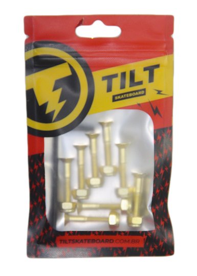 Parafuso Allen Tilt 10MM Kit C/6 Jogo - Dourado