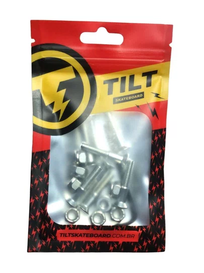 Parafuso Allen Tilt 10MM Kit C/6 Jogo - Prata