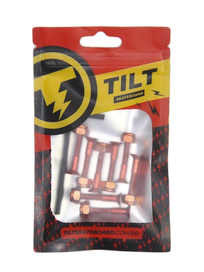 Parafuso Allen Tilt 10MM Kit C/6 Jogo - Vermelho