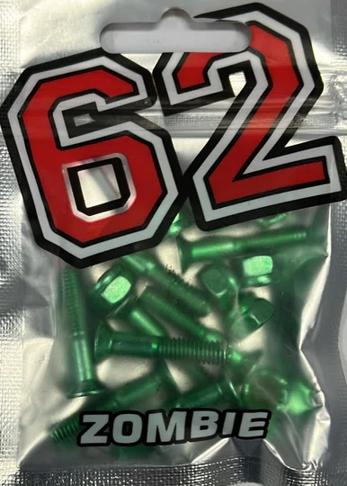 Parafuso Base Skate 62 Zombie Tradicional - Verde