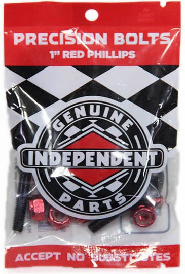 Parafuso Independent Phillips 1" - Preto/Vermelho