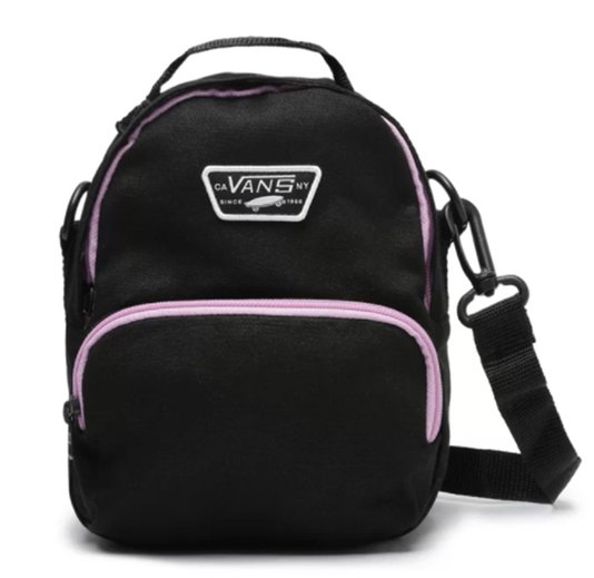 Pochete Vans Warped Shoulder Bag - Preto/Rosa